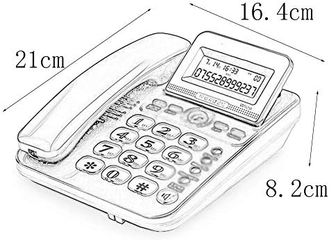 UXZDX CUJUX Kreatív Telefon Vezetékes Szállodai Szoba Iroda recepció Telefon Rögzített Kiterjesztés (Szín : Egy)