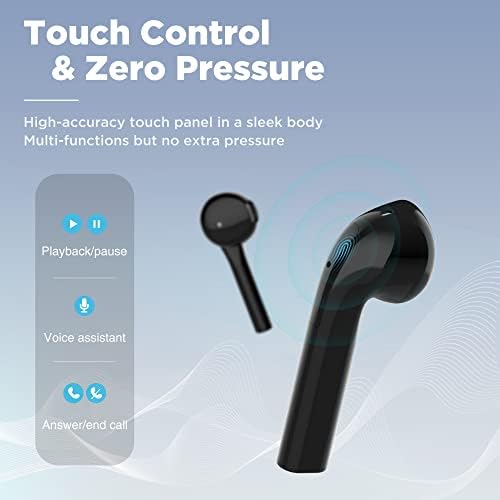 Vezeték nélküli Fülhallgató, KY07A Bluetooth Fülhallgató Fülhallgató a Sztereó Hang - 25H Folyamatos Játékidő - Bluetooth-5.0 a Fül Bluetooth