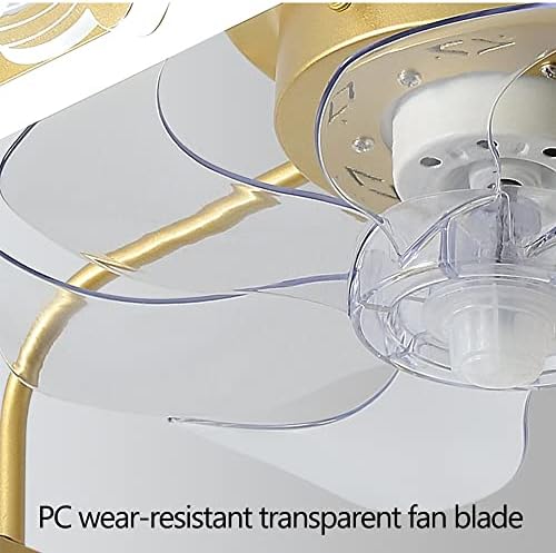 KATA-MEDICA Bladeless Mennyezeti Ventilátor, Lámpa süllyeszthető LED Szabályozható Mennyezeti Lámpa Alacsony Profil Csendes