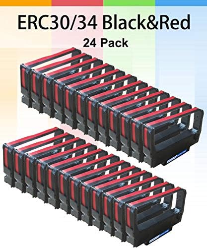 GTS (Csomag 24) Kompatibilis EKT-30BR ERC30B/R EKT-34 ERC-38 ERC30 Szalag (24B/R) Használt Epson ERC38 ERC30 NK506 DPN2700 TMU370 TMU375 Pos