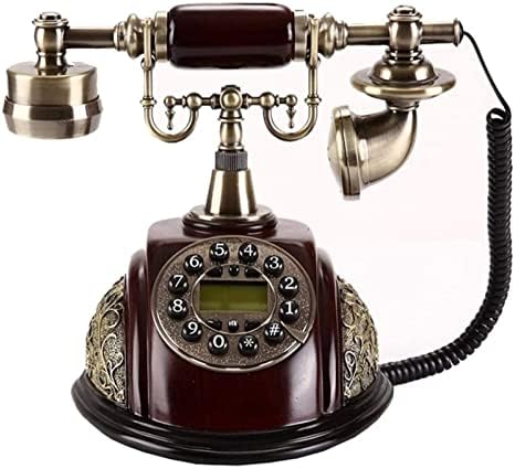 Vezetékes Telefon, Retro Telefon Gyanta Antik Telefon Vintage Vezetékes Vezetékes Telefon Terem Dekoráció