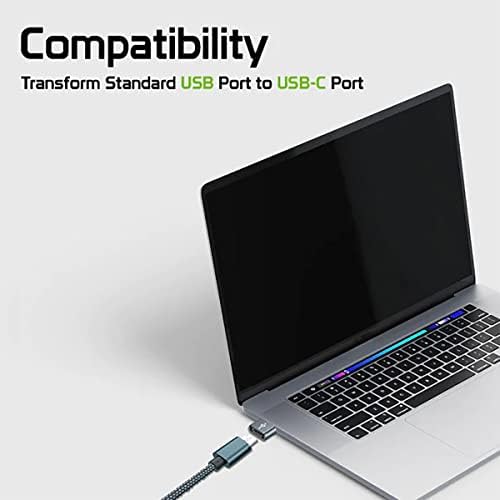 USB-C Női USB Férfi Gyors Adapter Kompatibilis A vivo iQOO 3 5G Töltő, sync, OTG Eszközök, Mint a Billentyűzet, Egér, Zip, Gamepad, pd(2pack)