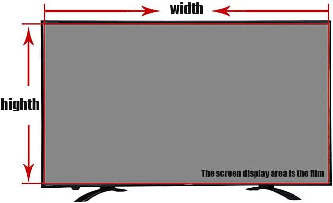 AIZYR szemvédő TV Képernyő Borító Kék Fény Szűrő LCD TV Vakító Pajzs, PET Puha Anti-Ujjlenyomat Film Monitor Tükrözi, Szűkítő, Csökkenti