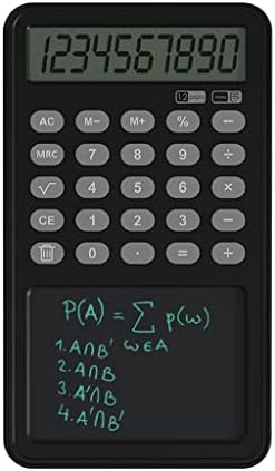 XWWDP Multifunkcionális Számológép Üzlet, Iroda, Hordozható LCD Kézírás Tabletta Számológép 12 Számjegyű Kijelző Pénzügyi Számológép (Szín