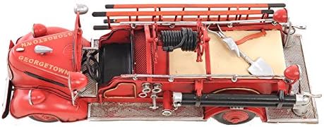 Régi Modern Kézműves 1938 Tűz Motor Ford Gyűjthető, 1:40-Es Méretű, Piros
