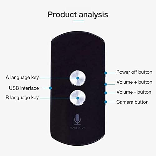 DLOETT Találkozó Utazási Intelligens Bluetooth-Fordító Multi-Nyelv Három Fordítás Motorok Vezeték nélküli Tolmács, Szinkron Hang