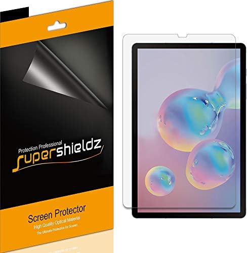 (3 Csomag) Supershieldz Célja a Samsung Galaxy Tab S6 (10.5 hüvelyk) képernyővédő fólia, Tükröződésmentes, valamint Anti Fingerprint (Matt)