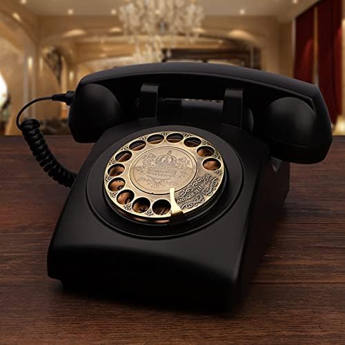 MYAOU Antik Telefonok Vezetékes Vezetékes Telefon, Vintage, Klasszikus Forgó Tárcsa Otthoni Telefon az 1930-as években a Régi Divat