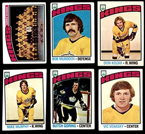 1976-77 Topps Los Angeles Kings Közelében Csapat készen áll a Los Angeles Kings - Hockey (Set) VG+ Királyok - Hoki