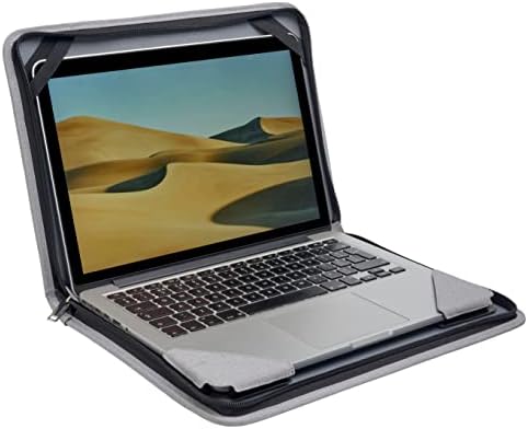 Broonel Szürke Bőr Laptop Messenger Esetben - Kompatibilis HP 15.6 Hüvelykes Full HD Laptop PC-15s-fq2015sa Laptop