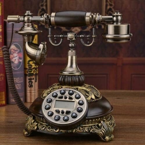 Kiváló Minőségű Vintage Antik Retro Forgó Tárcsázási Asztal Fa Telefon
