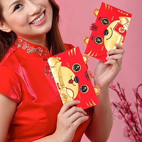 Általános Piros Pénztárca Kínai Vörös Pénzt Borítékok Új Évet Piros Csomag 2022 Évben A Szerencsés Hong Bao Giftbag a Tavaszi
