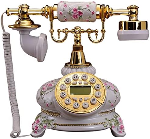 Counyball Rotary Telefonvonal Európai Stílusú Amerikai Otthoni Irodai Vezetékes Nappali Klasszikus Telefon Asztal Dekoráció Retro