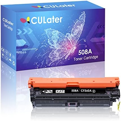 CULater 508A CF363A Magenta Utángyártott Tonerkazetta Cseréje a HP Color Enterprise M552 M553 M577 E55040 E57540 Nyomtató (1 Magenta)