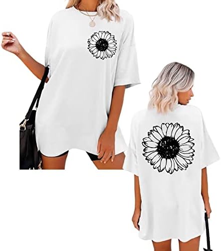 Szexi Plus Size Maximum Levelet Grafikus Nyomtatott Sleeve Rövid Ujjú Divatos Póló Tshirts Női Plus Size