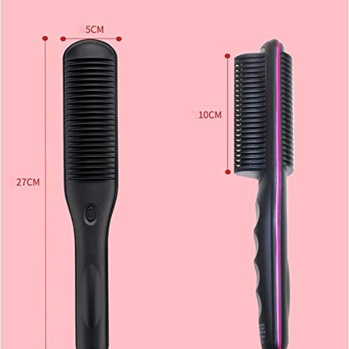 LXXSH Elektromos Kefe Haj Egyenes Comb Anti-Forrázás Egyenes Haj Fésű Forró Comb Hajegyenesítőt hajvasalót Kefe, Forgatható 360