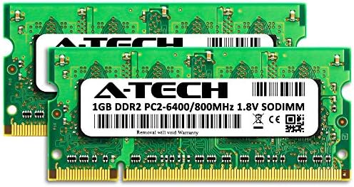 Egy-Tech 4GB Kit (2x2GB) RAM a Dell Latitude E6500, E6400, E5500, E5400 Laptop | DDR2 800 MHz SODIMM PC2-6400 Memória bővítés
