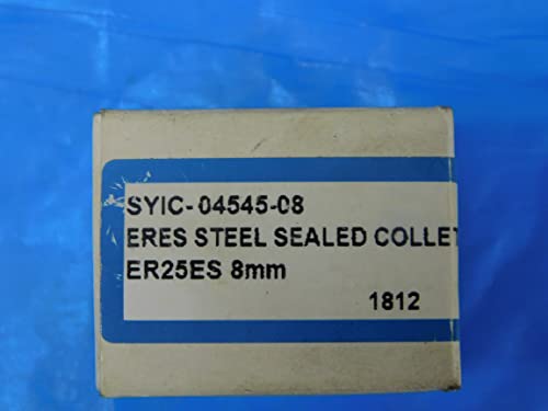 SSYIC ER25 Collet 1812 04545-08 Méret 8 mm-es .3149 ER25ES ERES Acél Zárt Collet - MB11567BP2