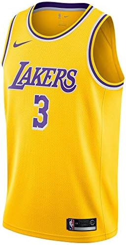 Anthony Davis Los Angeles Lakers 3 Ifjúsági 8-20 Sárga Ikon Kiadás Swingman Jersey