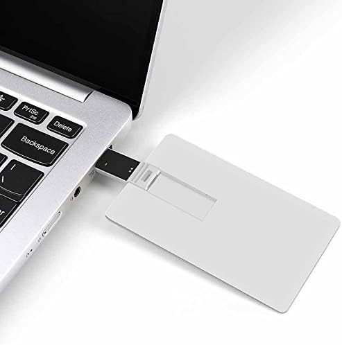 Aranyos Egyszarvúak Fehér, Sárga Csillagok USB Meghajtó Hitelkártya Design USB Flash Meghajtó U Lemez, pendrive 32G