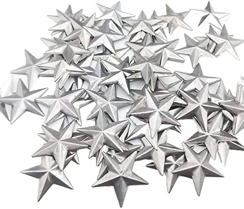 vibnumom Mini Fém Pajta Csillag Mágikus Texas Ezüst Csillagok Ellátás Retro Klasszikus Nyugati Ország, Haza Kívül Parasztház