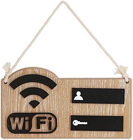 Wifi Jelszót, írja Alá a Kötelet, Üzlet, Bolt,Otthon, Vintage Wifi Tábla Lóg Alá-magában Foglalja a Mini Tábla a Kijelző WiFi Jelszó