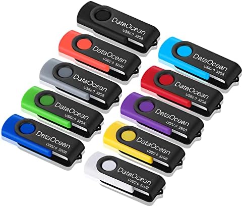 DataOcean 16GB USB 2.0 pendrive pendrive pendrive Forgatható Design (Fekete)