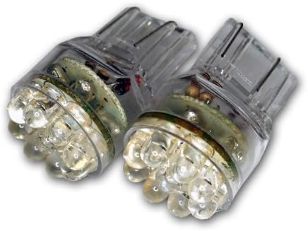 Tuningpros LEDTL-T20-A15 hátsó Lámpa LED Izzók T20 Ék, 15 LED-es Amber-2-pc-be