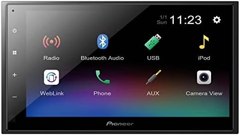 Pioneer DMH-341EX 6.8 Érintőképernyő, Bluetooth, össze-Vissza a Fényképezőgép Készen áll a Digitális Média Vevő Kompatibilis az