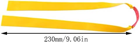 E-kiemelkedő 12db 0,75 mm Vastagságú Összecsukható Sárga Lapos Gumi Csere Magas Rugalmas Gumi Latex Lapos gumiszalag a Csúzli