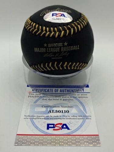Pete Rose Aláírt Autogramot Hivatalos MLB Fekete-Arany Csipke Baseball PSA DNS - *10 - Dedikált Baseball