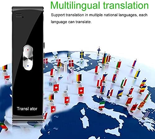 ZHUHW Hordozható Mini Smart Fordító 70 Nyelvek kétirányú Valós idejű, Azonnali Hang Fordító ALKALMAZÁS (Szín : D)