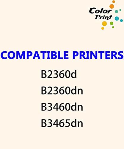 ColorPrint Kompatibilis 331-9805 2360DN Tonerkazetta Fekete Nagy kapacitású Csere Dell M11XH B2360 B2360DN M11XH 2360 B2360d B3465