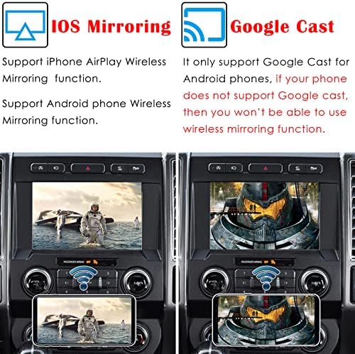CarProKit UC-3S Vezeték nélküli CarPlay Android Auto Video AI Mezőbe, Támogatja az iOS Tükrözés, HDMI Kimenet, Beépített Bluetooth, YouTube,