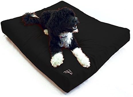 A legjobb Vízálló DIY Csere Kutya ágytakaró; Mosható Készült az USA-ban (Fekete, Nagy; 40 x 34 x 5)